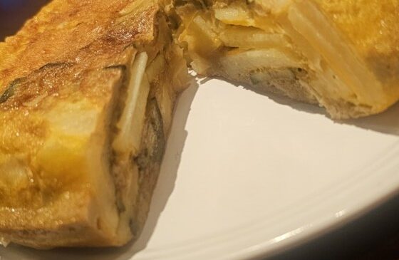 ナスのトルティージャ