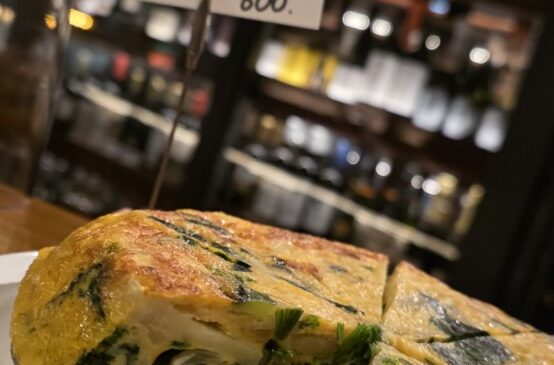 ホウレン草のトルティージャ